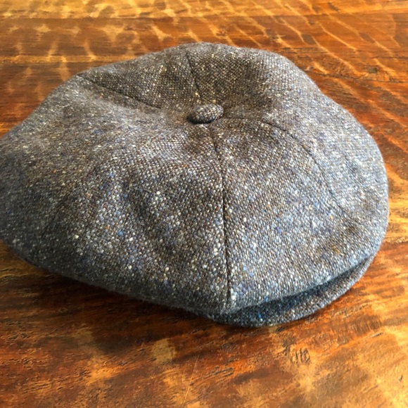 Borsalino Other - Borsalino Italian Wool Sectioned Snap Brim Cap M